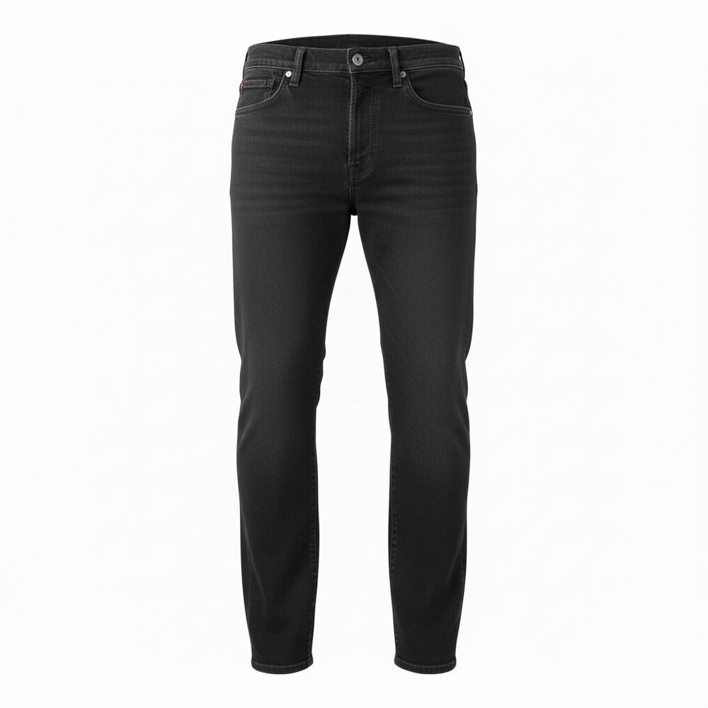 Wrangler Men’s Relaxed Fit Stretch Jeans 36x30 Black Denim EUC